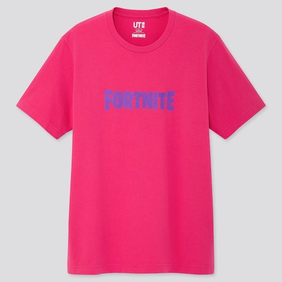 NWT Pink Fortnite Tee from Uniqlo Large - Picture 1 of 2